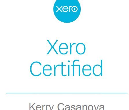 Kerry Casanova Xero Certified Adviser and trainer